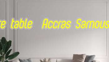 Custom text: Les antilles sur votre table  Accras Samoussas bokits agoulous