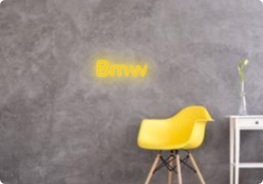 Custom text: Bmw
