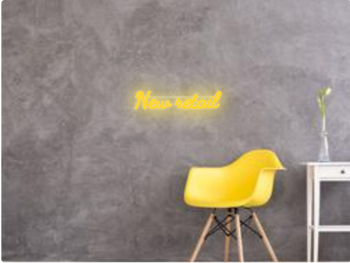 Custom text: New retail