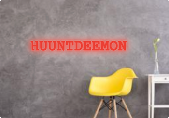 Custom text: HUUNTDEEMON