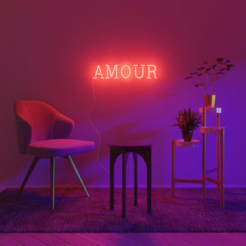 Love, neon LED sign