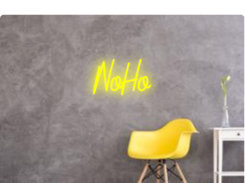 Custom text: NoHo