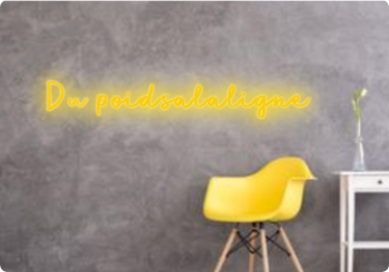 Custom text: Du poidsalaligne