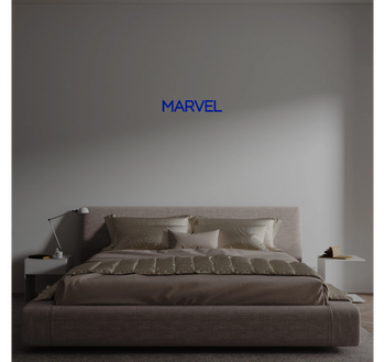 Custom text: MARVEL