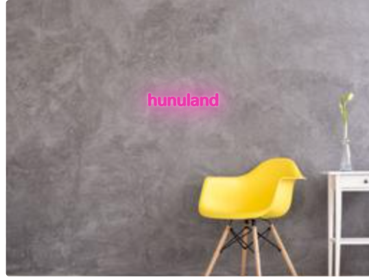 Custom text: hunuland
