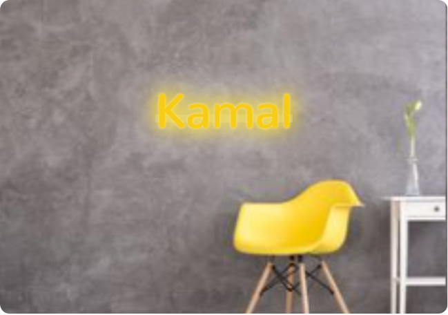 Custom text: Kamal