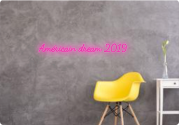 Custom text: Américain dream 2019