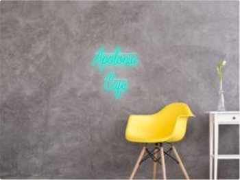 Custom text: Apolonia
Café