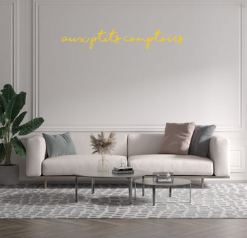Custom text: Aux ptits comptoirs