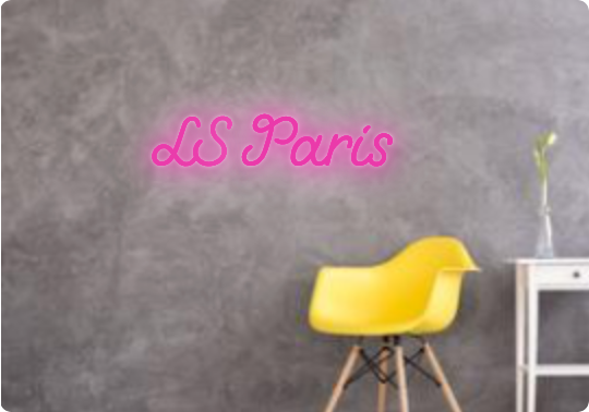 Custom text: LS Paris