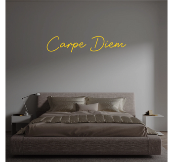 Custom text: Carpe Diem