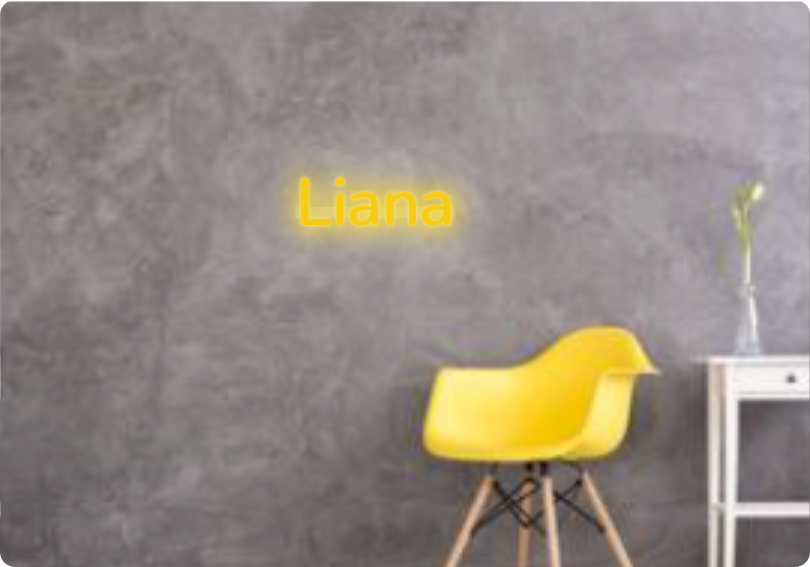 Custom text: Liana