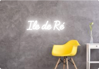 Custom text: Ile de Ré