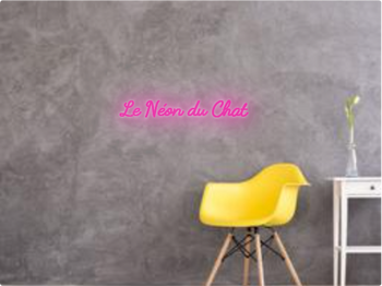 Custom text: Le Néon du Chat