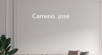 Custom text: Carreno  jose
