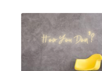 Custom text: How You Doin’?