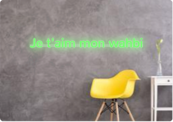 Custom text: Je t