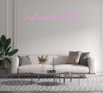 Custom text: September: NAY