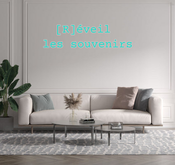 Custom text: [R]éveil
les souvenirs