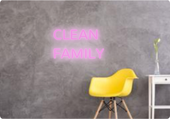 Custom text: CLEAN
FAMILY