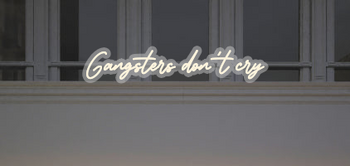 Custom text: Gangsters don