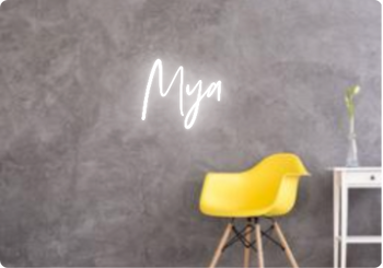 Custom text: Mya