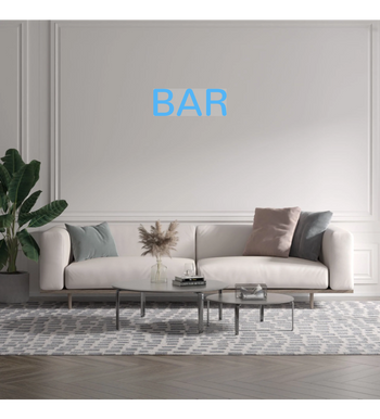 Custom text: BAR