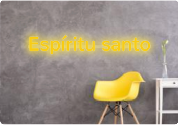 Custom text: Espíritu santo