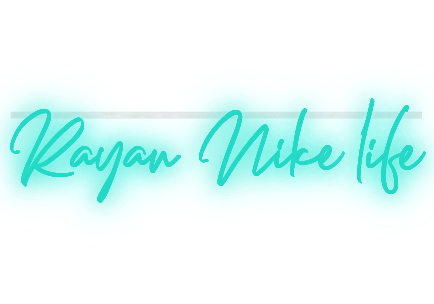Custom text: Rayan Nike life