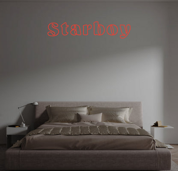 Custom text: Starboy
