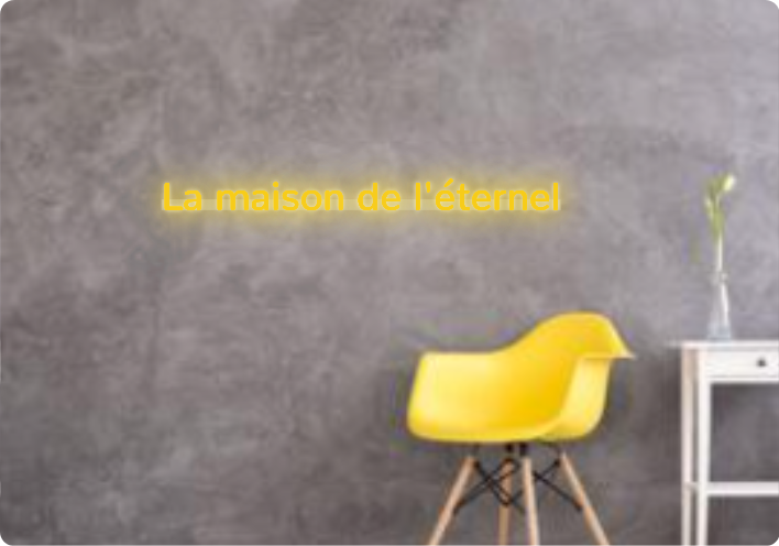 Custom text: La maison de l