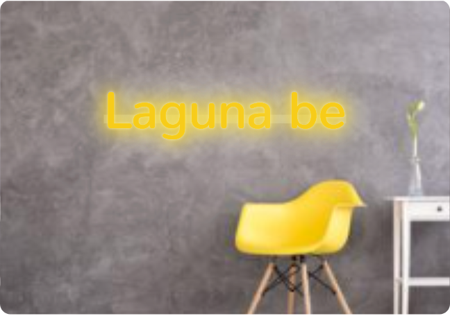 Custom text: Laguna be