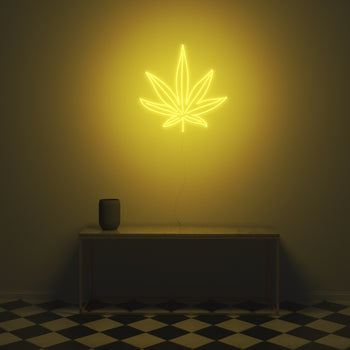 Ganja Leaf - Neon LED Sign