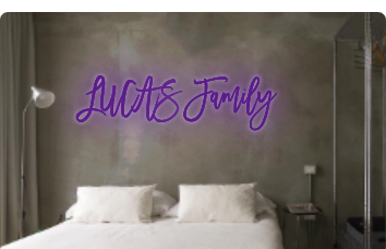 Custom text: LUCAS Family
