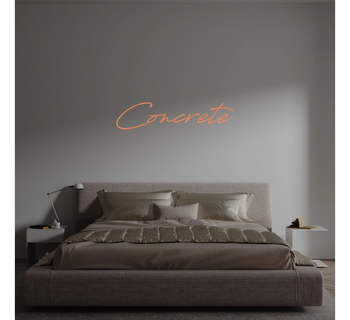 Custom text: Concrete