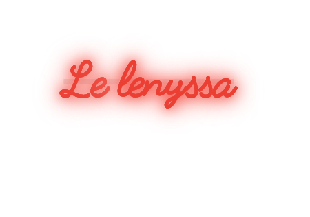 Custom text: Le lenyssa