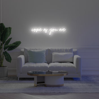 Come As You Are, neon LED sign