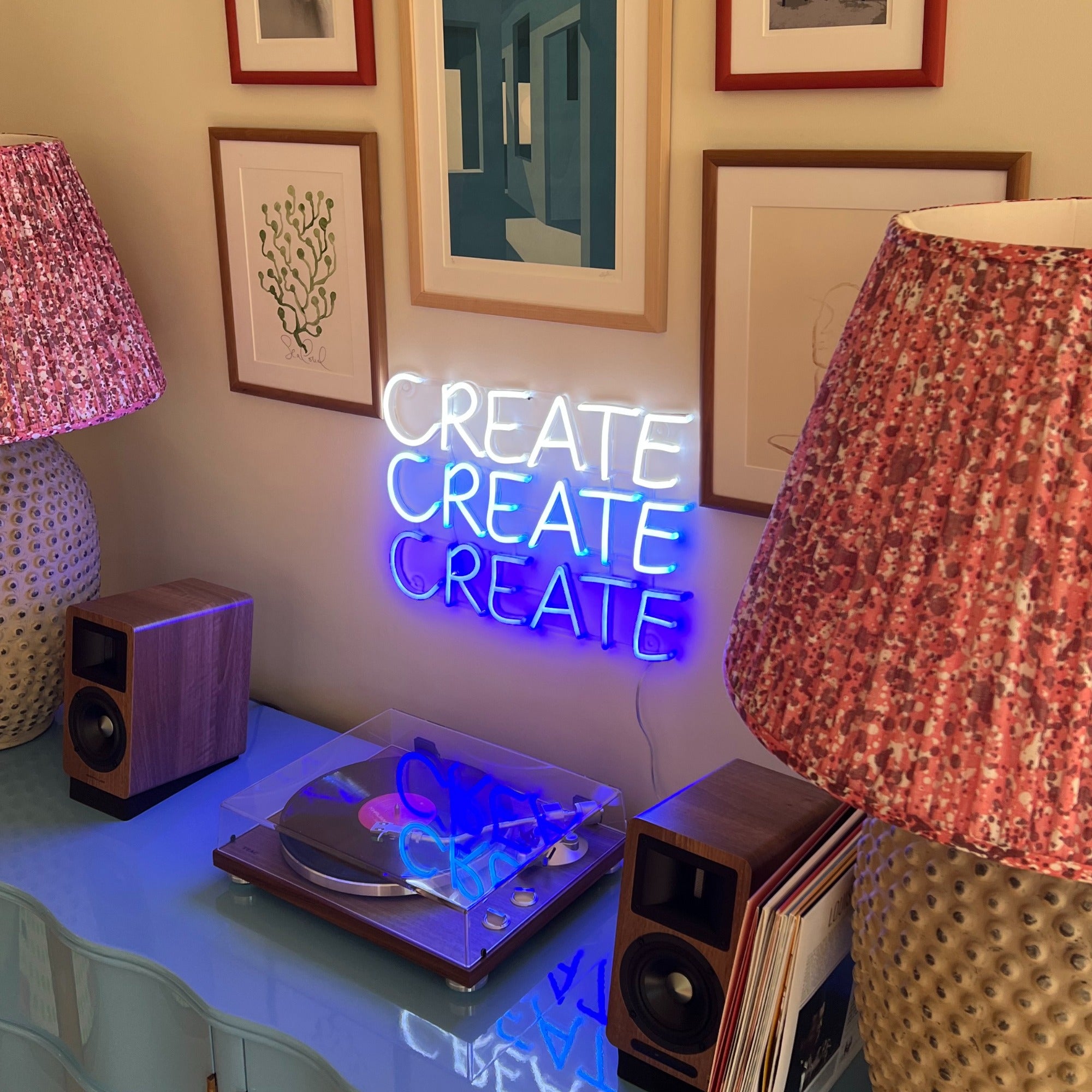 Create - neon LED sign