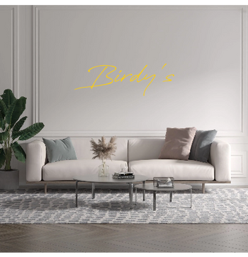 Custom text: Birdy