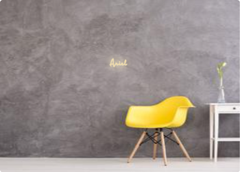 Custom text: Ariel