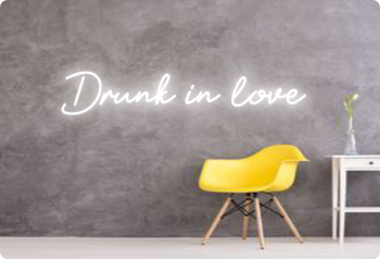 Custom text: Drunk in love