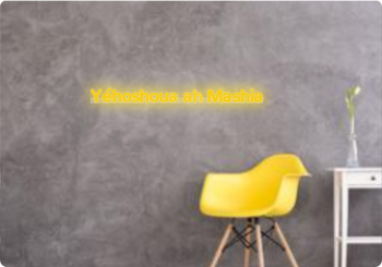 Custom text: Yéhoshoua ah Mashia