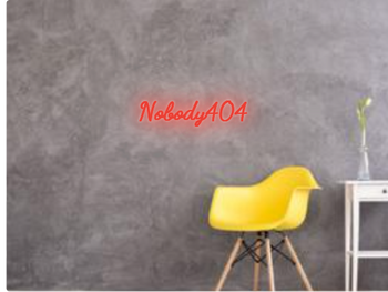 Custom text: Nobody404