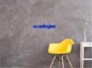 Custom text: un autre jour