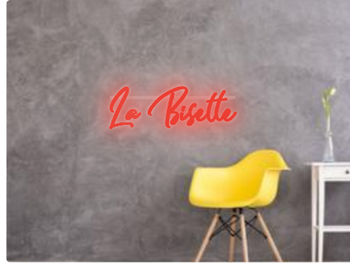 Custom text: La Bisette