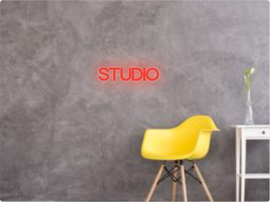 Custom text: STUDIO