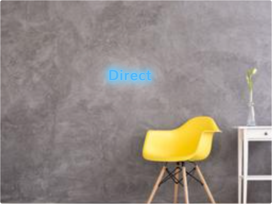 Custom text: Direct
