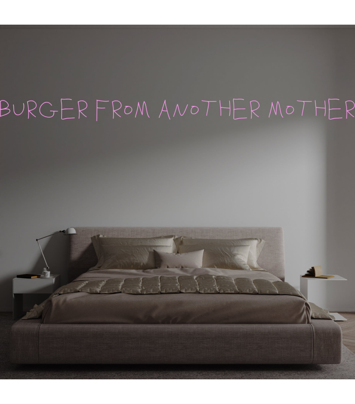 Custom text: BURGER FROM ANOTHER MOTHER