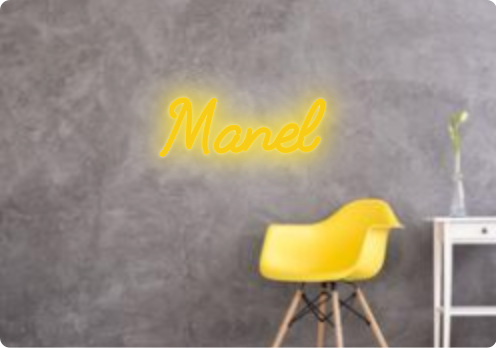 Custom text: Manel