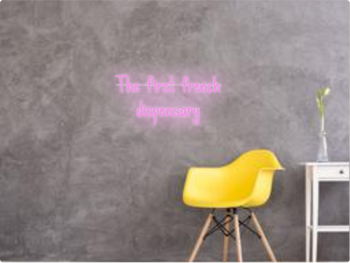 Custom text: The first french
dispensary